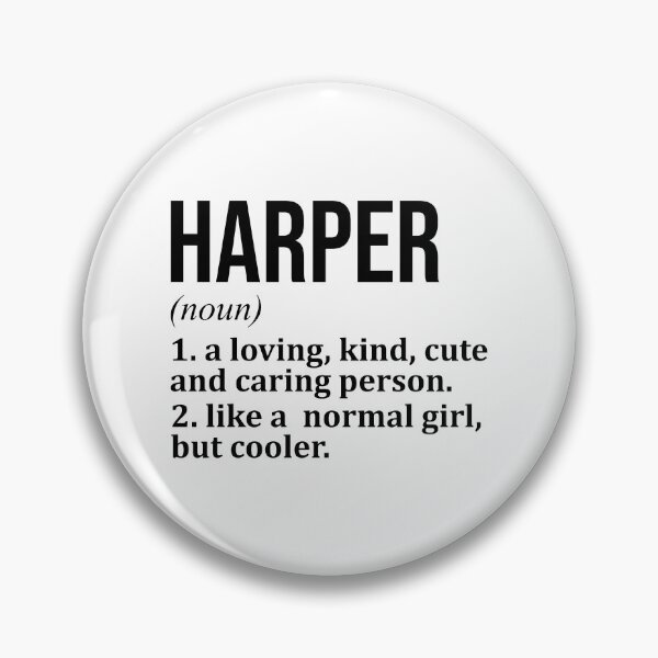 Item preview, Harper Name Definition designed and sold by XCIV.