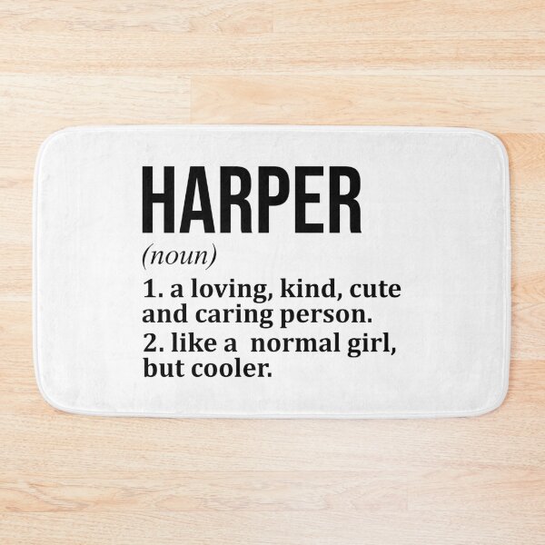 Item preview, Harper Name Definition designed and sold by XCIV.