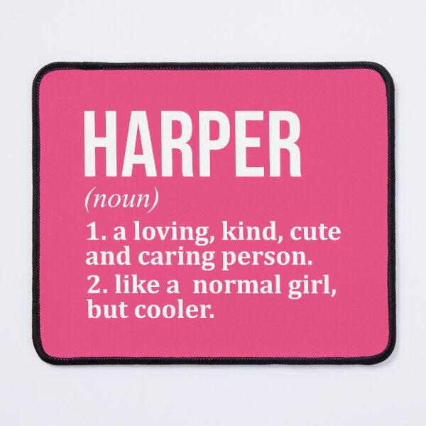Item preview, Harper Name Definition for Women designed and sold by XCIV.