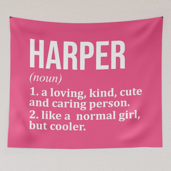 Item preview, Harper Name Definition for Women designed and sold by XCIV.