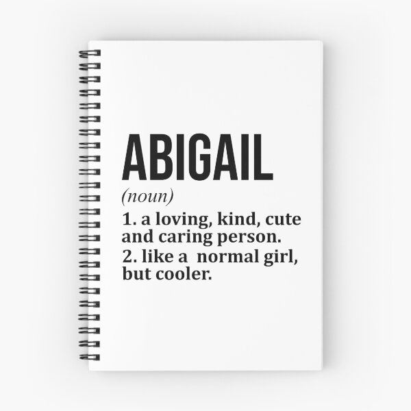 Item preview, Abigail Name Definition designed and sold by XCIV.