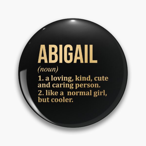 Item preview, Abigail Name Definition in Gold designed and sold by XCIV.