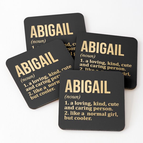 Item preview, Abigail Name Definition in Gold designed and sold by XCIV.