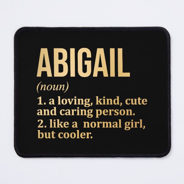 Item preview, Abigail Name Definition in Gold designed and sold by XCIV.