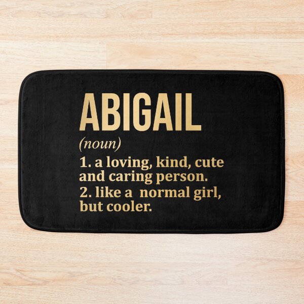 Item preview, Abigail Name Definition in Gold designed and sold by XCIV.
