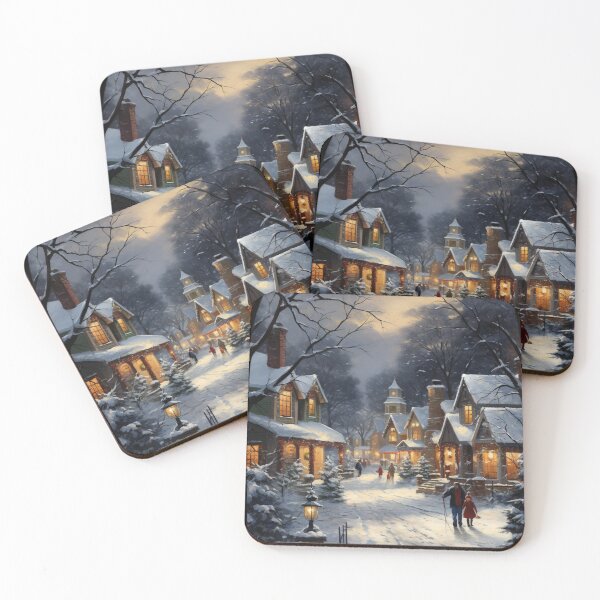 Item preview, Christmas Wallart in the style of Norman Rockwell  designed and sold by Viviglow.