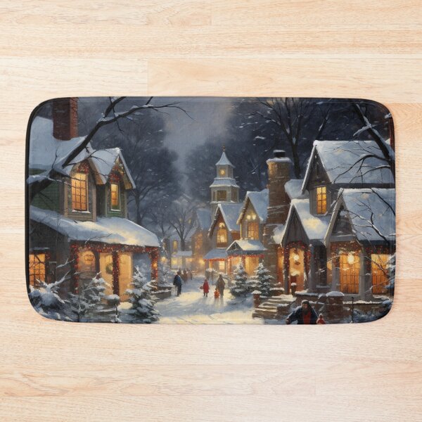 Item preview, Christmas Wallart in the style of Norman Rockwell  designed and sold by Viviglow.