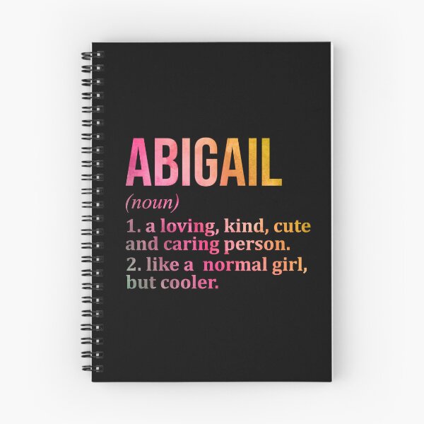 Item preview, Abigail Name Definition in Watercolor designed and sold by XCIV.
