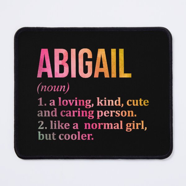Item preview, Abigail Name Definition in Watercolor designed and sold by XCIV.