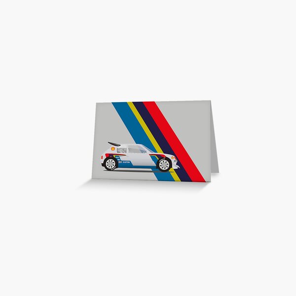 Peugeot Rally T16 Tarjetas de felicitación
