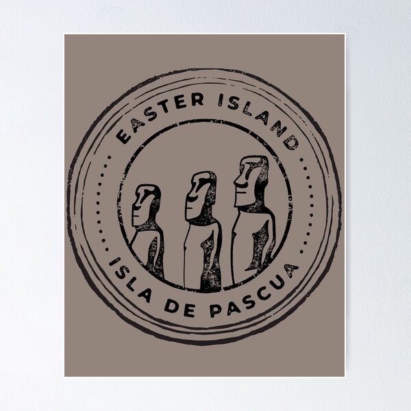 Item preview, Easter Island Moai Heads designed and sold by ArtisShops.