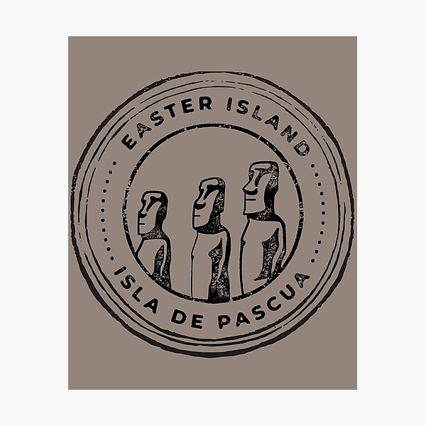 Item preview, Easter Island Moai Heads designed and sold by ArtisShops.