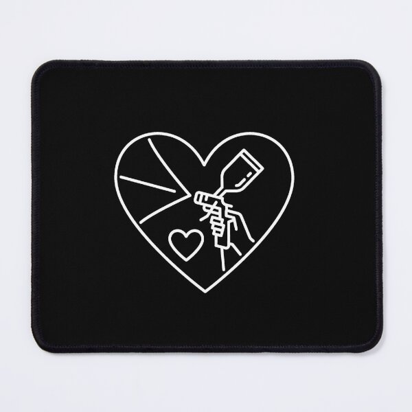Item preview, Hand with Spray Gun inside Heart - Auto Body Painting outline design for Car painters designed and sold by venomousvector.