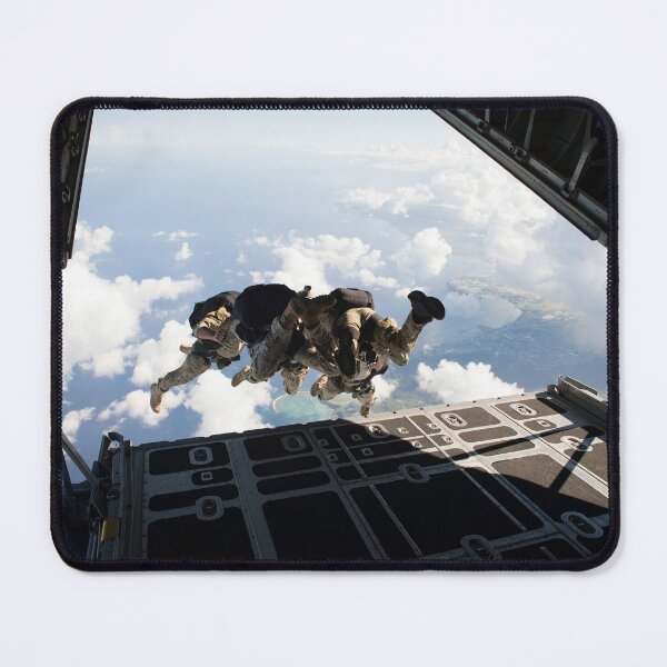 Item preview, STK109430M-A free fall jump from a C-130 Hercules. designed and sold by StocktrekImages.