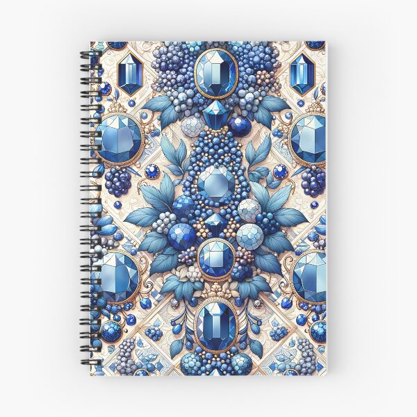 Item preview, Sapphire Jewel Pattern designed and sold by NeatSplash.