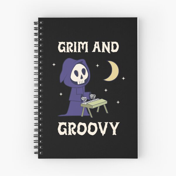 Item preview, Grim Reaper Playing Keyboard - 'Grim and Groovy' designed and sold by Shirtlify.