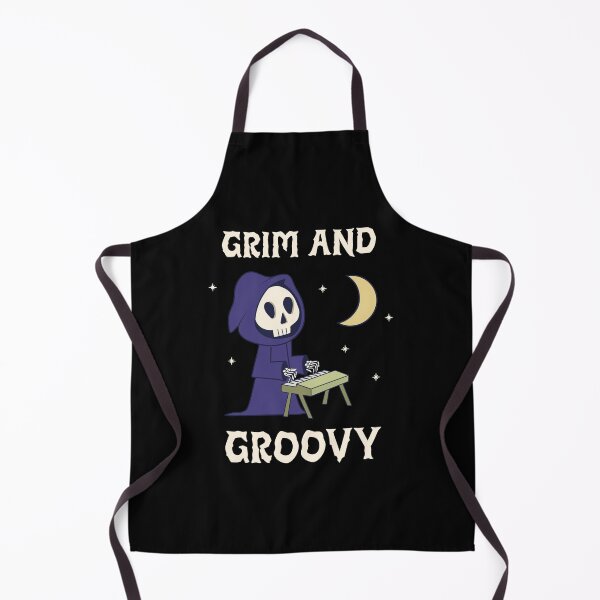 Item preview, Grim Reaper Playing Keyboard - 'Grim and Groovy' designed and sold by Shirtlify.