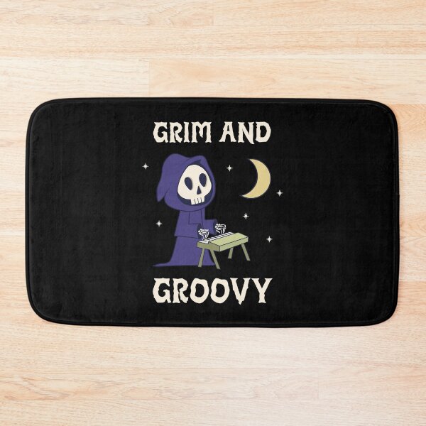 Item preview, Grim Reaper Playing Keyboard - 'Grim and Groovy' designed and sold by Shirtlify.
