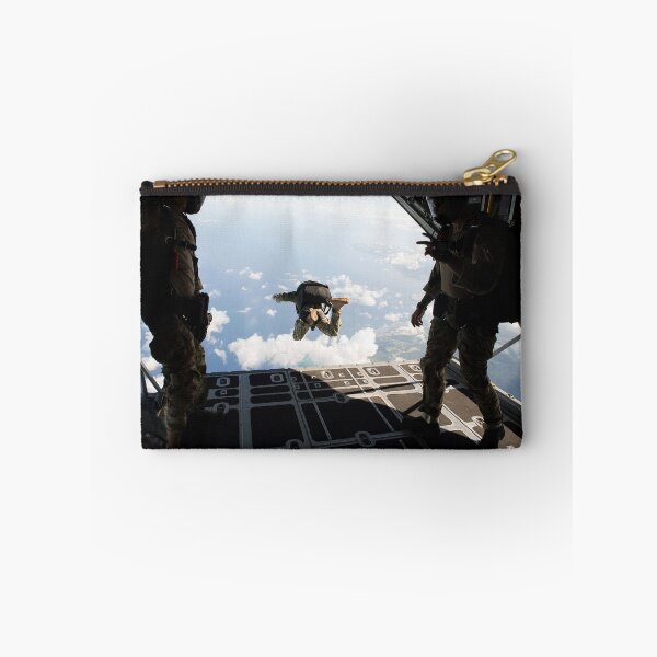 Item preview, STK109429M-A free fall jump from a C-130 Hercules. designed and sold by StocktrekImages.