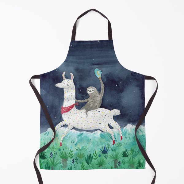 Vista previa del artículo con la obra «Aventuras de llamas y perezosos.», diseñado y vendido por surfingsloth.