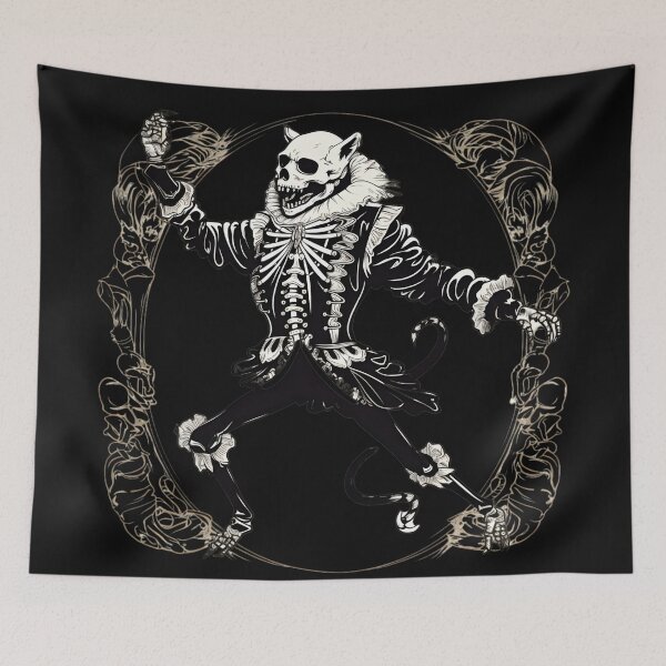 Item preview, Cat-Danse Macabre designed and sold by ArtWearSplash.