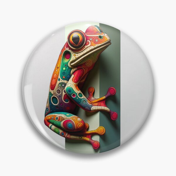 Item preview, Kaleidoscopic Frog designed and sold by taxler.