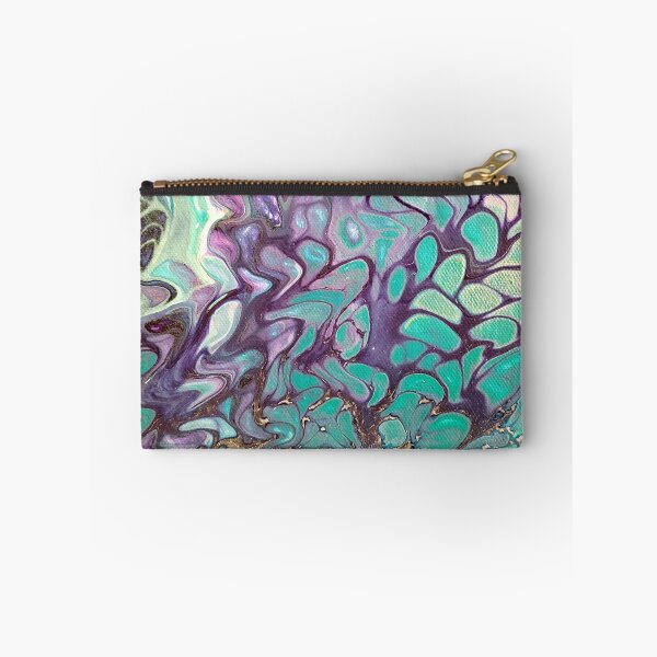 Item preview, Mystic Bath - Enhanced Green and Purple Abstract designed and sold by liminallayers.