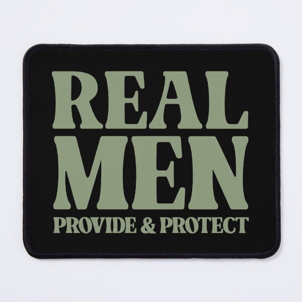 Item preview, Real Men Protect & Provide - Inspirational designed and sold by Vector-Artist.