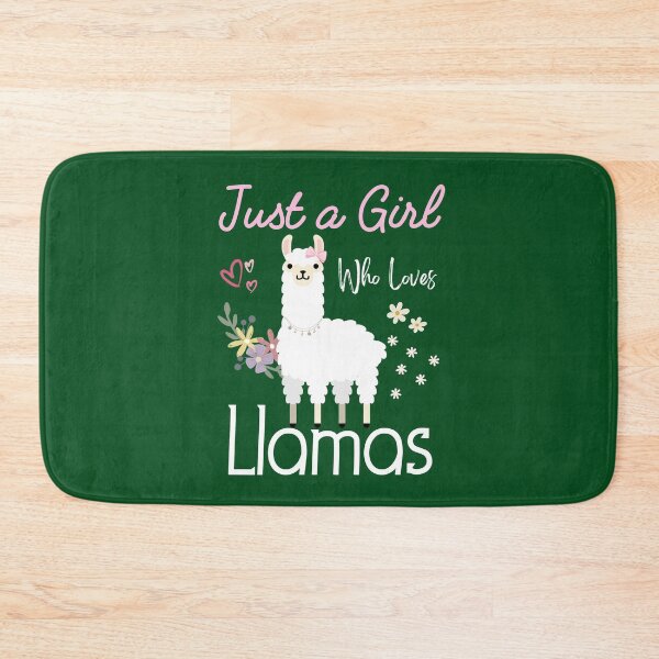 Item preview, Just a Girl who loves Llamas, Llamas lover designed and sold by Benchamart.