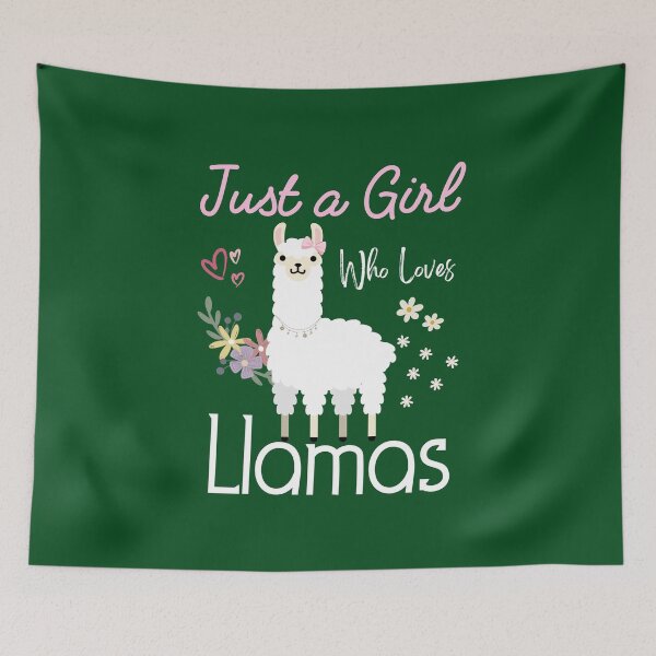 Item preview, Just a Girl who loves Llamas, Llamas lover designed and sold by Benchamart.