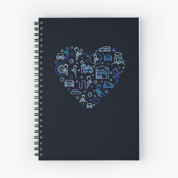 Item preview, Copy of Auto Body Painting Heart outline creative design for Car painters and Automotive Paint Spray Painting lovers designed and sold by venomousvector.