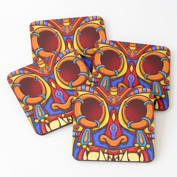 Item preview, colorful mask designed and sold by manuvila.