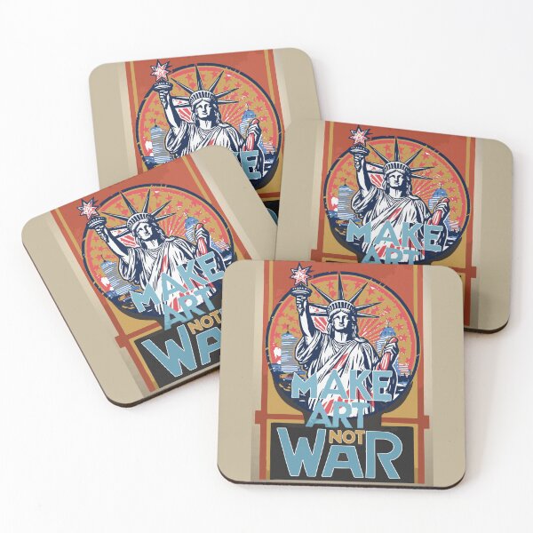 Item preview, "Make Art Not War" Statue of Peace designed and sold by wazhyp.
