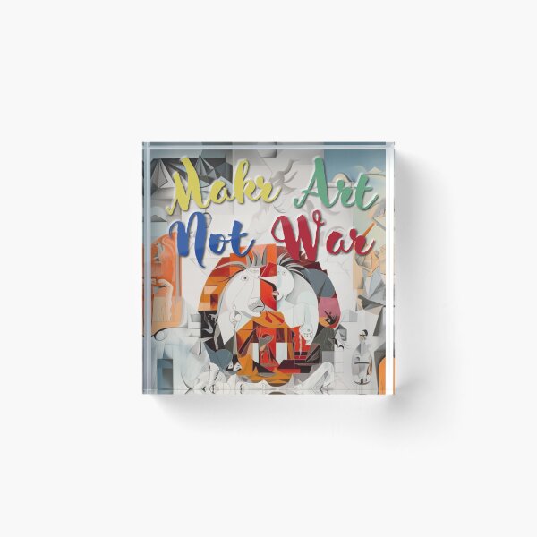 Item preview, "Make Art Not War"- The Anti-War Art. designed and sold by wazhyp.