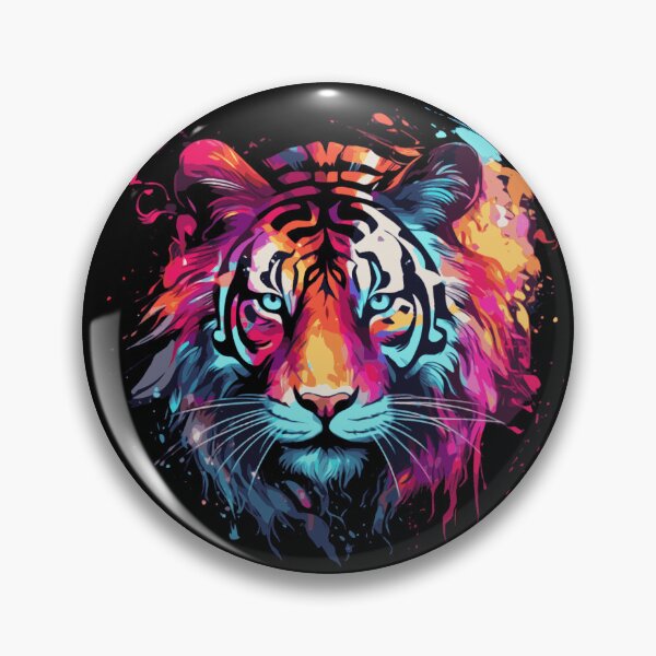 Item preview, Colorful Bright Tiger   designed and sold by neatdesignsbycm.
