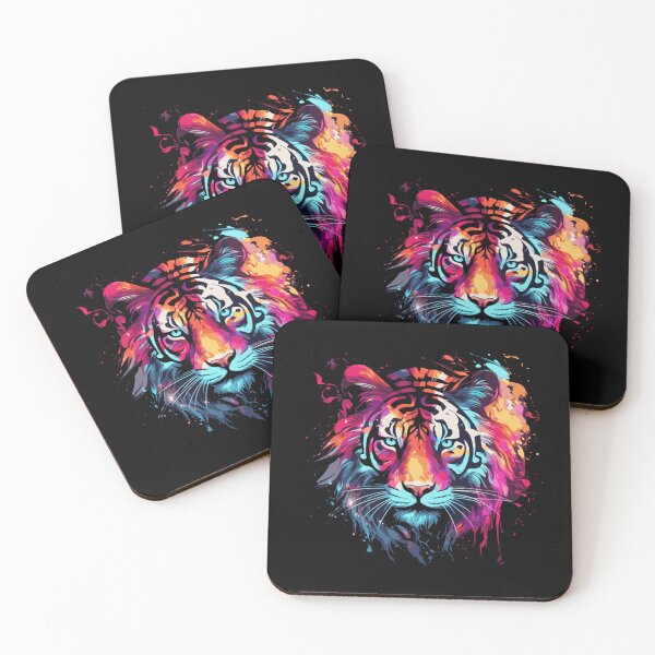 Item preview, Colorful Bright Tiger   designed and sold by neatdesignsbycm.