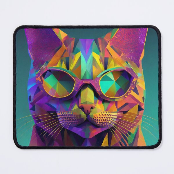 Item preview, Digital illustration of a cool cat designed and sold by fotofeast.