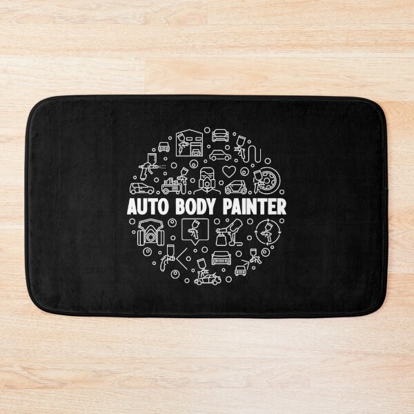 Item preview, Auto Body Painter circle shaped design for Car painters and Vehicle Painting Fans designed and sold by venomousvector.