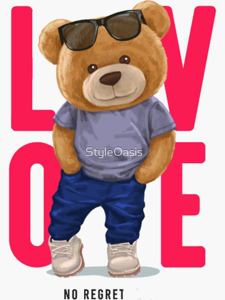 Boogie Bear Sticker for Sale by OfficialCoolCat