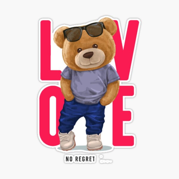 Boogie Bear Sticker for Sale by OfficialCoolCat