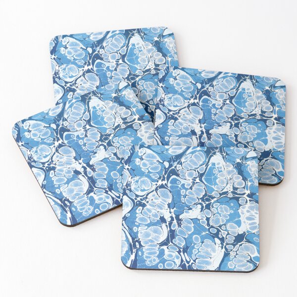 Item preview, Marbling art, Blue Colors designed and sold by bozarslan.