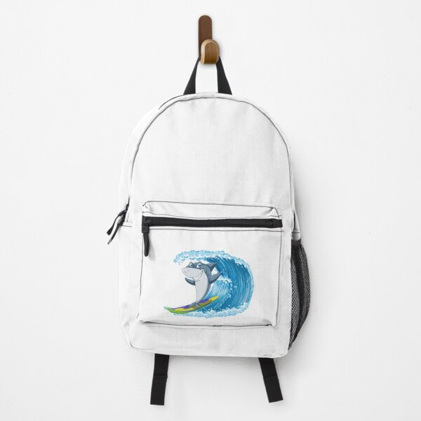 Item preview, shark surfing, cartoon shark surfing, cool shark surfing designed and sold by GreyStanzione1.