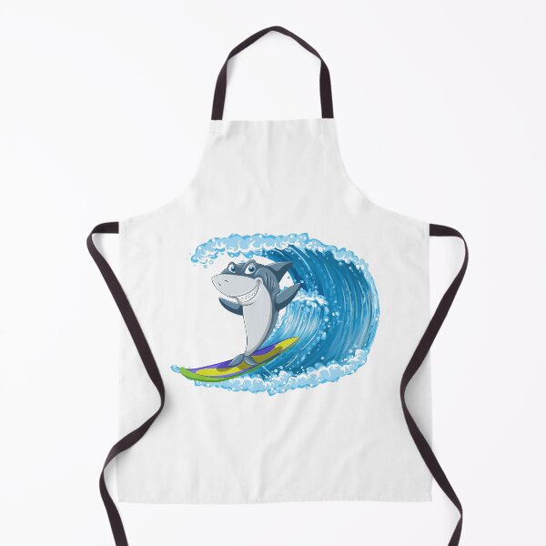 Item preview, shark surfing, cartoon shark surfing, cool shark surfing designed and sold by GreyStanzione1.