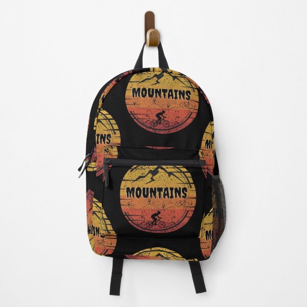 Item preview, Retro Mountain trip by bike designed and sold by ArtFeverShop.