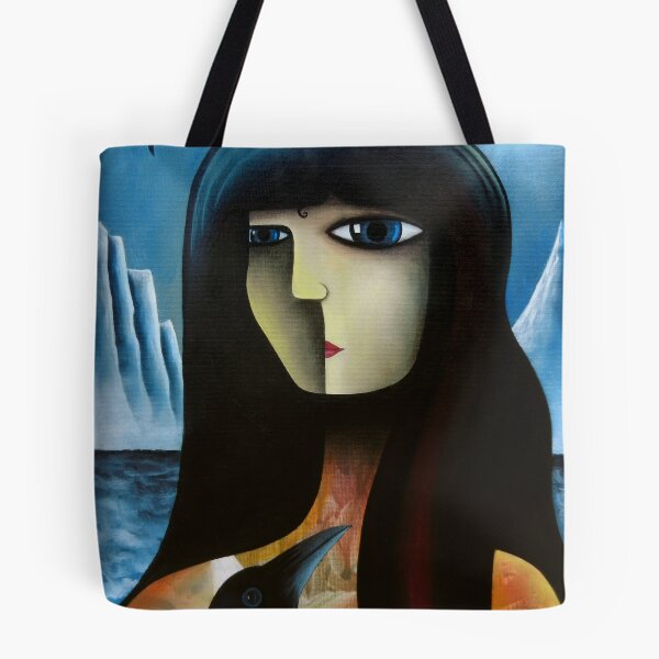 Item preview, Woman with Crow ~ dk_2018mar2a designed and sold by ArtistDavidKing.