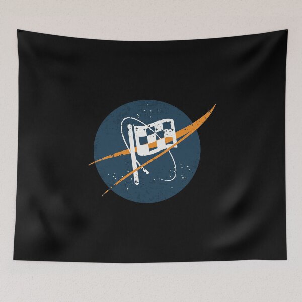 Item preview, Car Racing Flag Space Vintage designed and sold by orlumbuspirate.