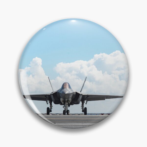 Item preview, STK109420M-An F-35C Lightning II on the flight deck of USS Dwight D. Eisenhower designed and sold by StocktrekImages.