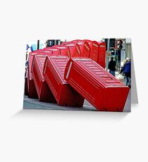 The Domino Effect - Out of Order !!!! Greeting Card