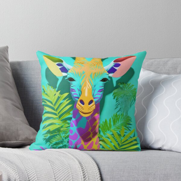 Item preview, Beautiful colourful fantasy giraffe designed and sold by fotofeast.