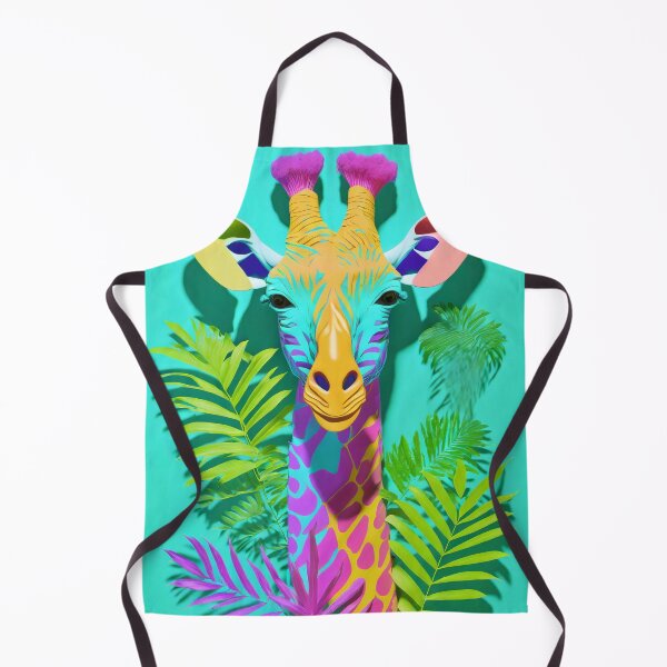 Item preview, Beautiful colourful fantasy giraffe designed and sold by fotofeast.